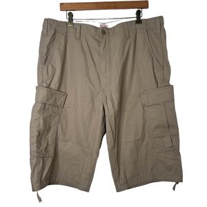 Levi Strauss Mens Cargo Shorts Khaki Sz 38